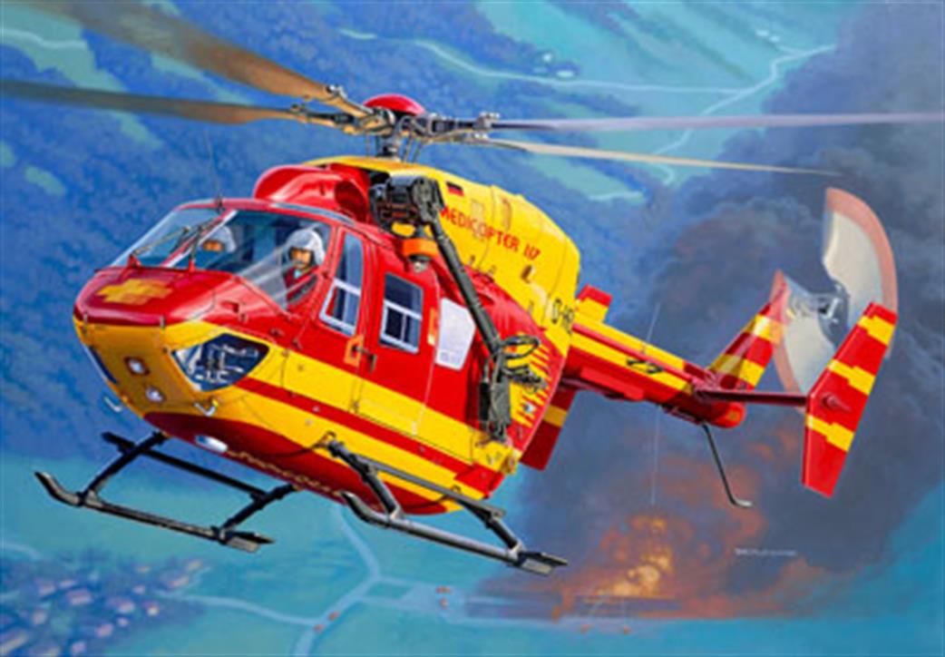 Revell 1/32 04402 Medicopter BK117 Modern Air Ambulance Helicopter Model Kit