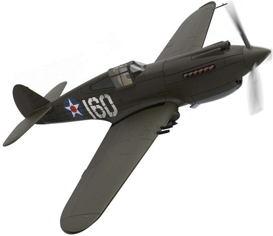 Corgi AA28101 Curtiss P-40B Warhawk 160/15P 2nd Lt.G.Welch 47th PS 15th PG USAAF Pearl Harbor 1/72