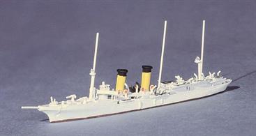 Another highly detailed Copy Modelle from a von Stauffenberg master model. Almas survived the Russo-Japanese War and served as a seaplane carrier in WW1.