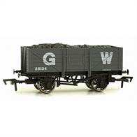 5 plank open general merchandise wagon in GWR goods grey livery