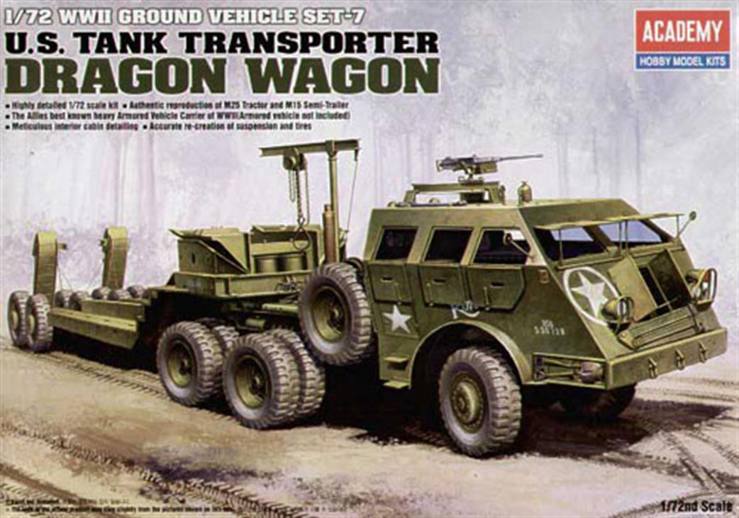 Academy 1/72 13409 M26 Dragon Wagon US Tank Transporter