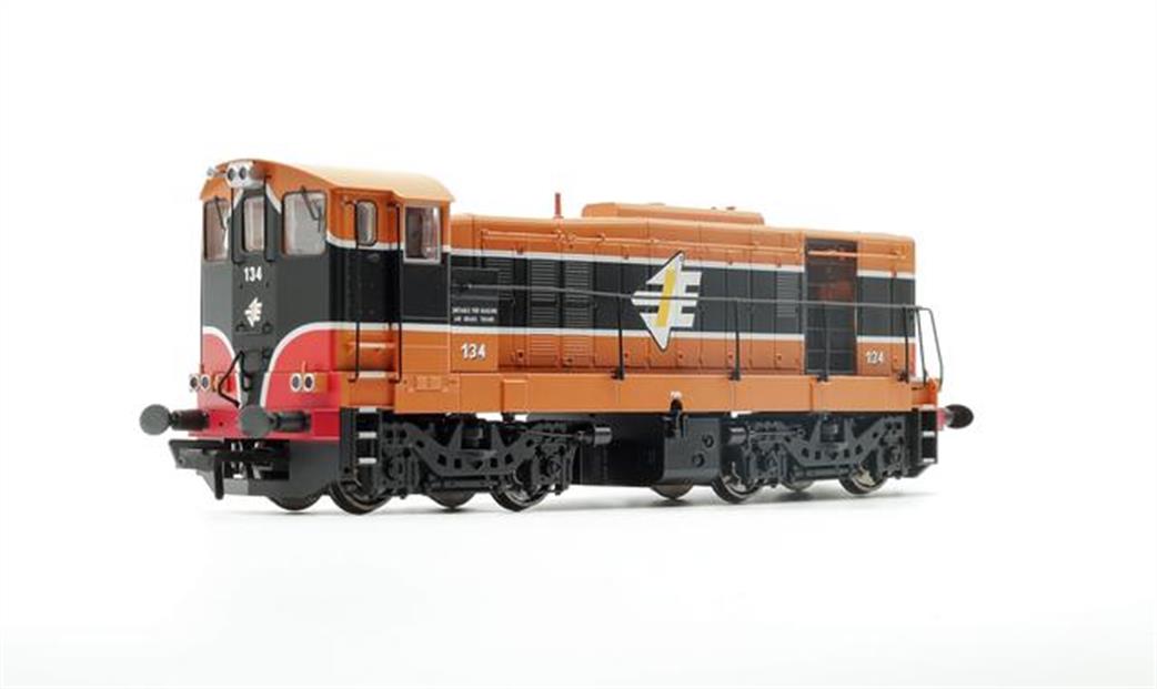 Murphy Models MM0124 Iarnrod Eireann 124 Class 121 EMD Diesel Locomotive IE Black & Orange OO