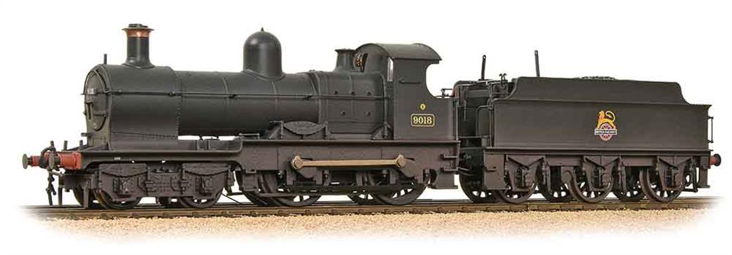 Bachmann OO 31-085 BR 9022 Dukedog 4-4-0 British Railways Black Early Emblem Weathered Finish