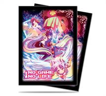 Let the games begin! Get into the game with these standard (Magic) size Deck Protector sleeves used to protect your tabletop gaming cards during game play. These full art printed sleeves feature the main cast from the wildly popular Japanese anime series No Game No Life. Printed with a vibrant, full-color process and marked with Ultra PRO's hologram quality seal. Made with archival-safe polypropylene film; each pack comes with 65 individual sleeves.Officially licensed No Game No Life Deck Protector sleeves featuring key characters from the hit anime seriesSized to fit standard (Magic) size gaming cardsMade with archival-safe, polypropylene filmGlossy clear side shows off your cards' foil effects in true colorsEach pack contains 65 sleeves