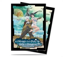 Join Bell &amp; Hestia on their adventures... or just go shopping with them for some groceries with our official Is It Wrong to Pick Up Girls in a Dungeon? Deck Protector sleeves. Sized to store standard (Magic) size cards measuring up to 2.5" x 3.5", these gaming card sleeves are made with archival-safe polypropylene film and printed with the highest quality to show off your favorite anime characters at your next gaming session. Each pack comes with 65 sleeves.Official Is It Wrong to Pick Up Girls in a Dungeon? (DanMachi) Deck Protector sleevesProtects trading card game cards from damage during game playSized to fit standard (Magic) sized cards measuring up to 2.5" x 3.5"Made with archival-safe, polypropylene filmEach pack comes with 65 sleeves