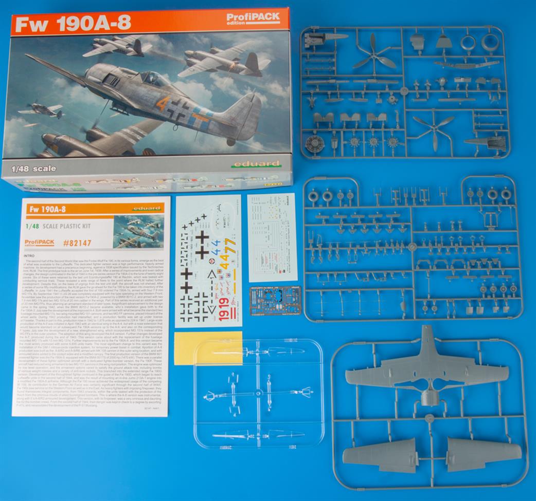 Eduard 1/48 82147 Fw-190A-8 Profi Pack German WW2 Fighter