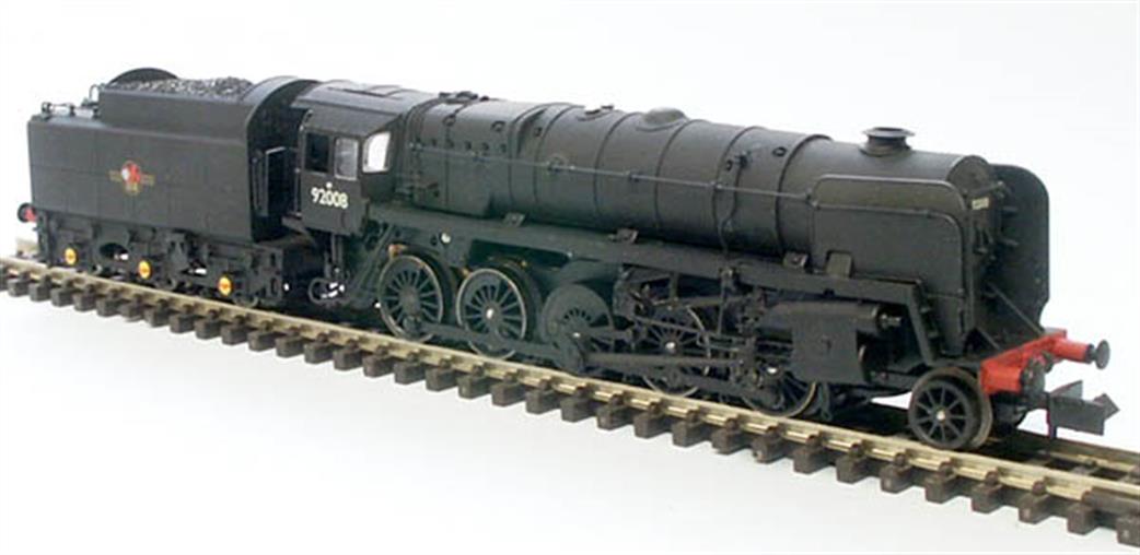 Dapol 2S-013-007 BR 92051 Standard Class 9F 2-10-0 Steam Locomotive BR Black Early Emblem N
