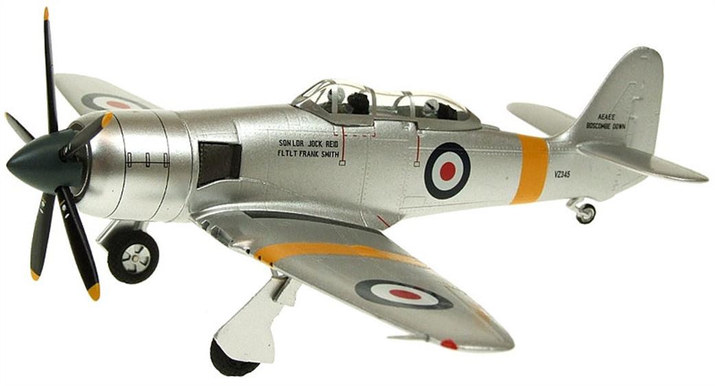 Witty Wings WTW72-025-003 Royal Navy Hawker Sea Fury T20S VZ345 Diecast Aircraft Model 1/72