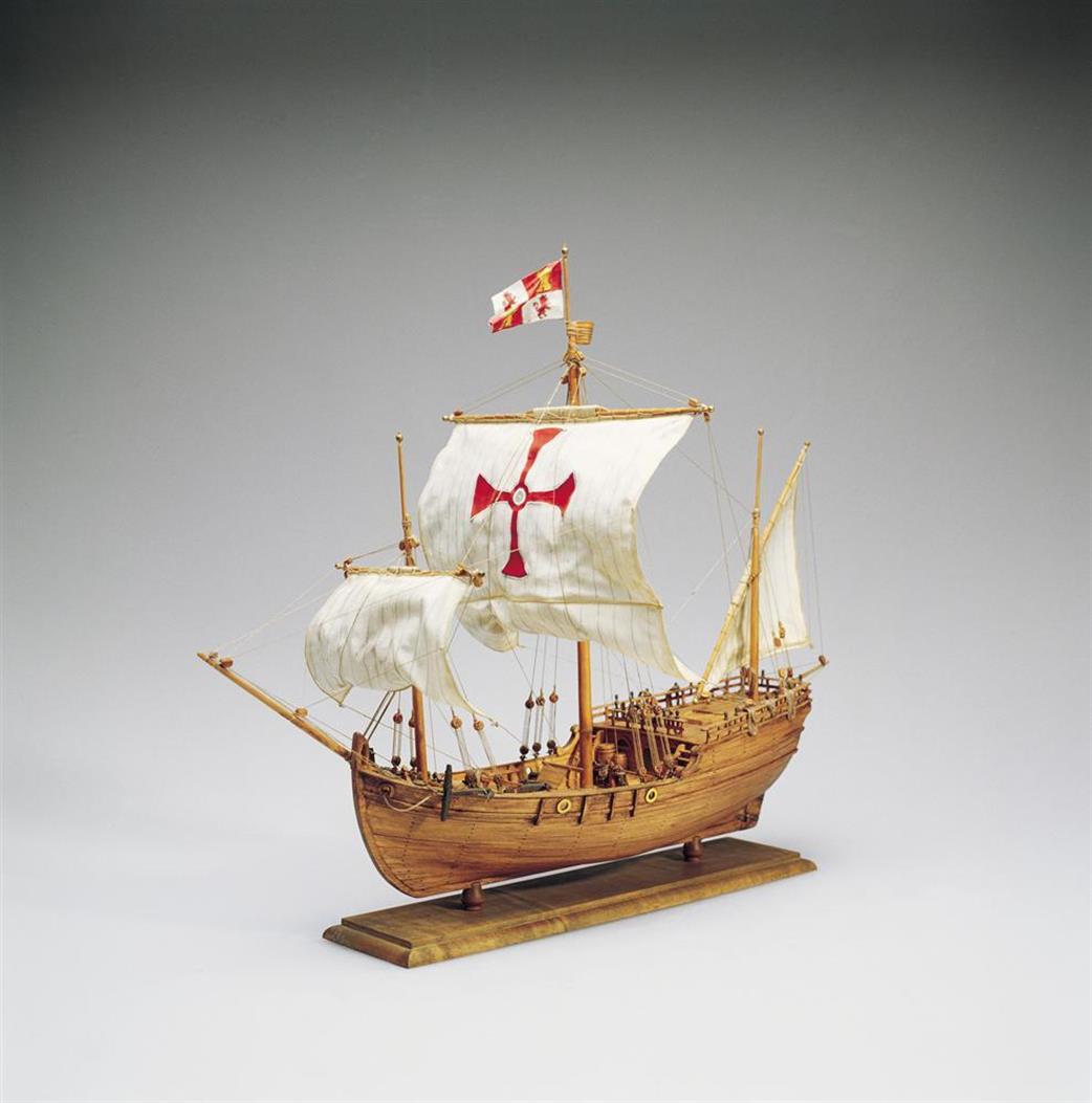 Amati 1/65 1410 Pinta Caravel of Christopher Columbus Circa 1492 Wooden Ship Kit